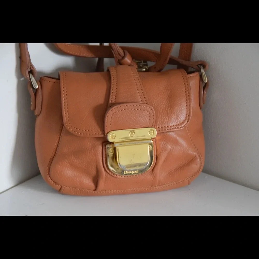 Blaque small leather cross body bag